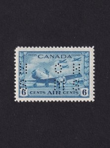 Canada, Unitrade O7 C8, Mint NH, VF, Perfin Official Air Mail
