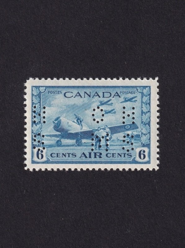 Canada, Unitrade O7 C8, Mint NH, VF, Perfin Official Air Mail