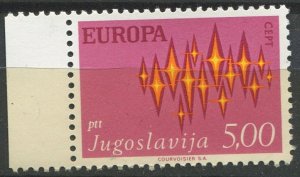 Yugoslavia Sc#1101 MNH, 5d brt rose, mag & org, Europa (C.E.P.T.) 1972 - Star...