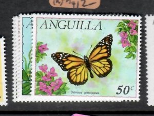 Anguilla Butterfly SC 123-6 MNH (8epu)
