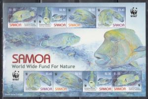 Samoa 1092 Fish Mint NH