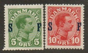 Denmark M1-M2 Set Mint Hinged