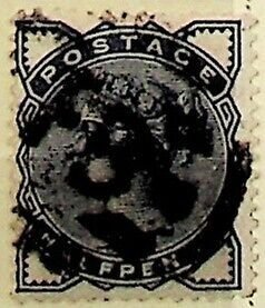 GB 1884 ½d SG 187 Used QV (002884)