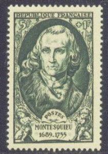 FRANCE B238 MINT OG 1949 PORTRAIT-BARON MONTESQUIEU