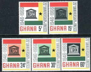 4036 - Ghana 1966 - UNESCO - MNH Set