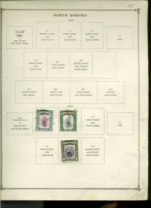 Collection, North Borneo, 1901/1963 Catalog $58, Mint & Used