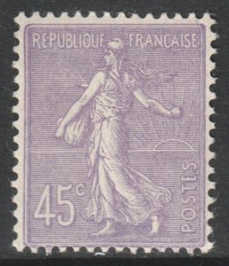 France Scott 143 - SG419, 1924 Sower 45c MH*