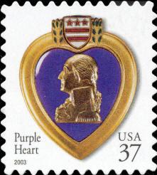 Scott 3784 37c Purple Heart B1111 UL