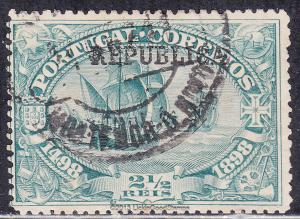 Portugal 185 USED 1911 Vasco da Gama Issue O/P