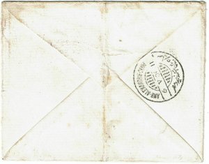 Orange Free State 1900 FPO Mar 26 cancels on cover to EGYPT, SG 104, level stops