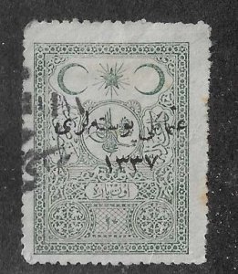 Turkey in Asia Sc #46 10pa green used FVF