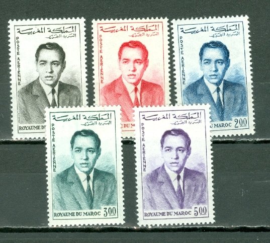 MOROCCO 1962 AIR #C5-9...SET...MNH...$9.50