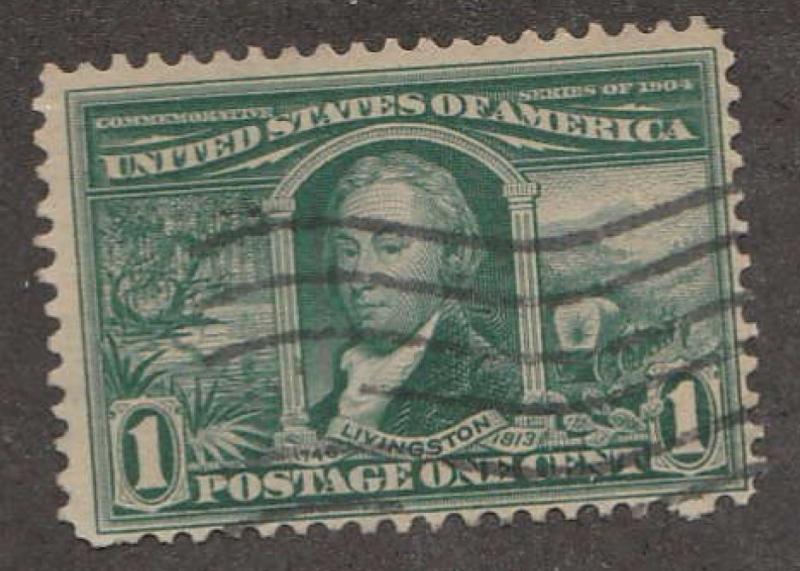 U.S. Scott #323 Louisiana Purchase Stamp - Used Single