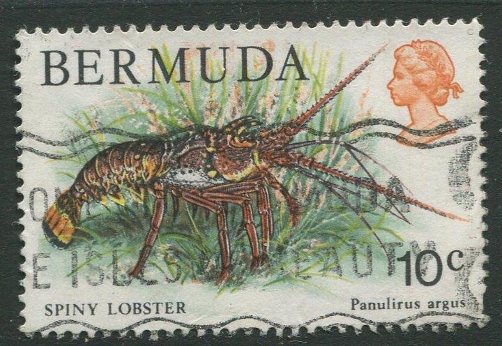 Bermuda #368 QEII Used  Scott CV. $0.25