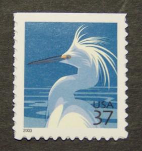 # 3830,  37c Snowy Egret, 2003 - MNH (5477)