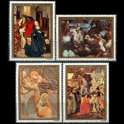 DAHOMEY 1973 - Scott# C195-8 Christmas Set of 4 NH