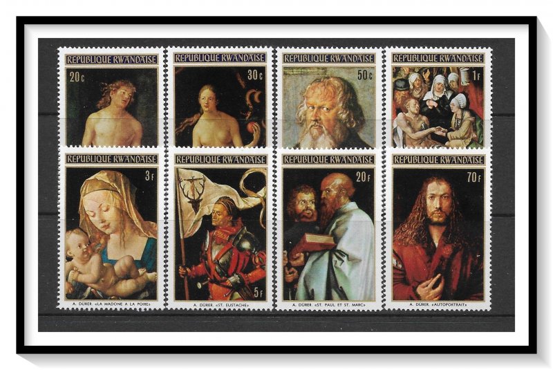 Rwanda #423-430 Durer Paintings Set MNH