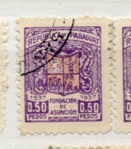 Paraguay 1937 Early Issue Fine Used 50c. NW-175857