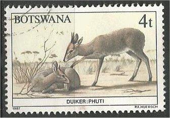 BOTSWANA, 1987, used 4t, Wildlife Conservation, Scott 407