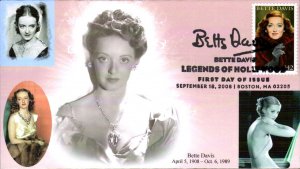 #4350 Bette Davis S & T FDC