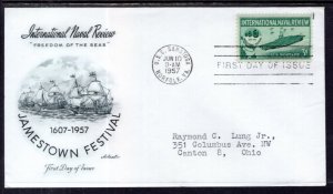 US 1081 Naval Review Artmaster Typed FDC