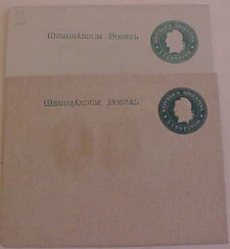 ARGENTINA ,BRAZIL,2 ENTIRES MINT 1900 2 DIFF.