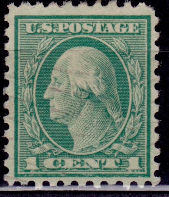 United States, USA, 1912, Washington, 1c, Scott#405, used