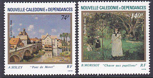 NEW CALEDONIA 1986 Paintings set MNH........................................4855