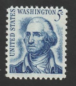 SC# 1283 - (5c) -  George Washington - MNH single