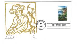 3438 California Statehood, David Curtis, Prospector, FDC