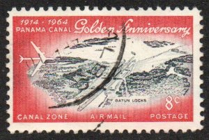 Canal Zone Sc #C37 Used