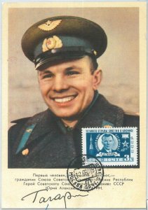 73904 - RUSSIA - POSTAL HISTORY - MAXIMUM CARD - SPACE 1961