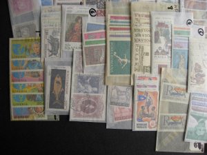 WW triple size retired $1.00 approvals group.Nice singles,sets remain! Check em!