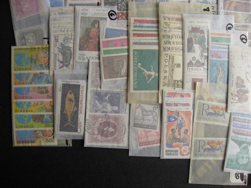 WW triple size retired $1.00 approvals group.Nice singles,sets remain! Check em!