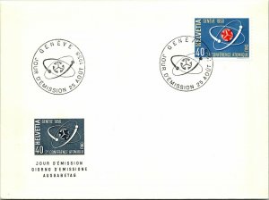 1958 Switzerland - 2nd Geneva Atomic Conference FDC - F11405