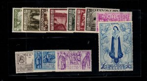 Belgium #B132 - #B143 (Michel #354 - #365) Very Fine Never Hinged Set