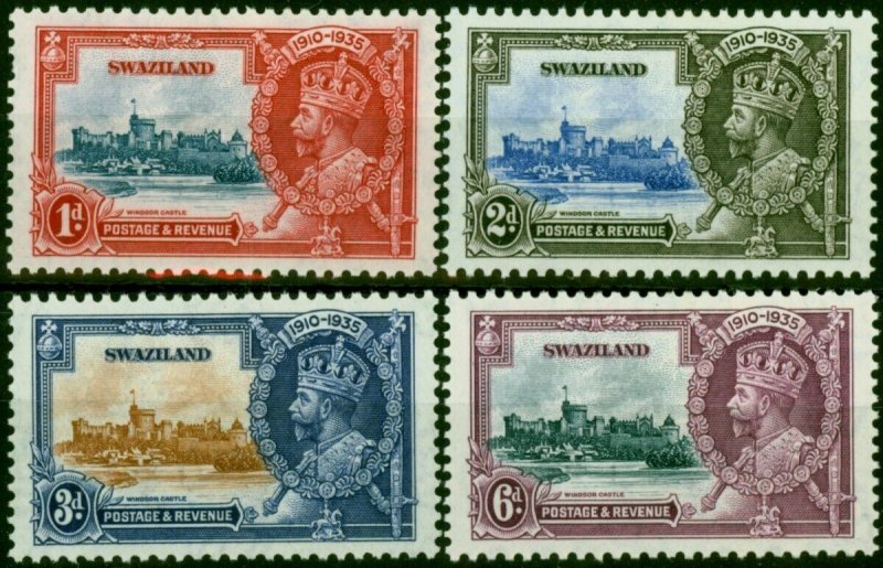 Swaziland 1935 Jubilee Set of 4 SG21-24 Fine MM 