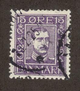 DENMARK SC# 168 F-VF U 1924