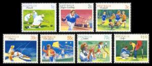 Australia #1106-1112 (less 1109B), MNH partial set (7.60)