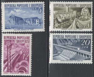 Albania Stamps # 495-498 MLH VF Scott Value $23.75