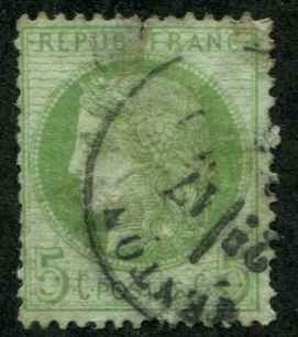 France SC# 53 Ceres small tear & thin, Used