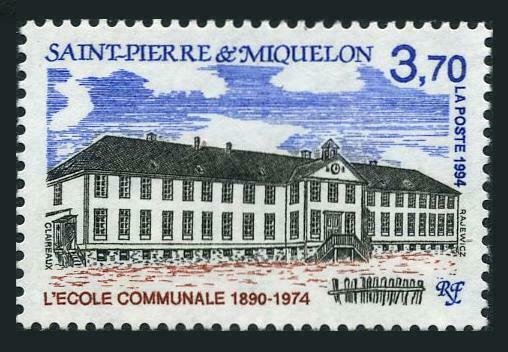 St Pierre & Miquelon 607,MNH.Michel 684. Parochial School,1994.