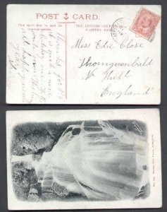 Canada-cover  #4867 - 2c KEVII on p/c to England-Chappelle,Que-J