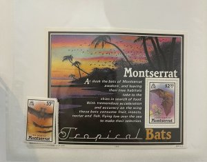 Souvenir Sheet Montserrat Scott #667-671 nh