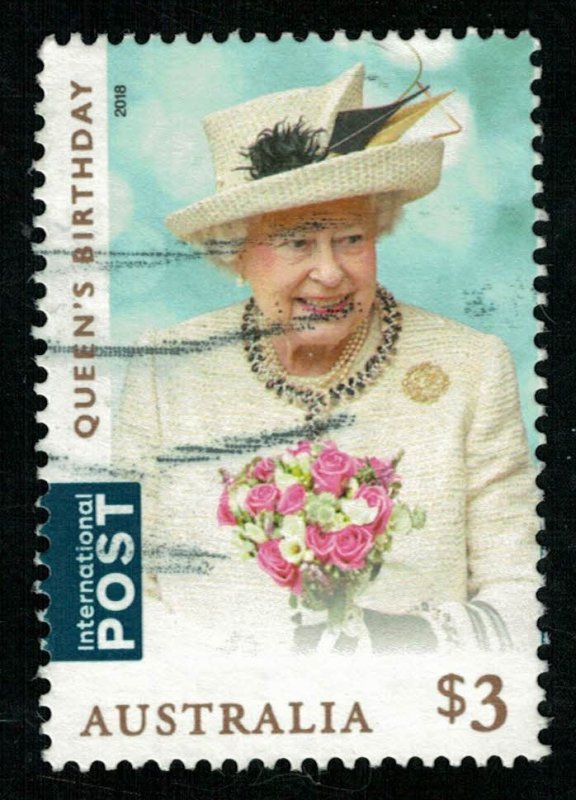 Queens Birthday, $3, Australia (T-7126)