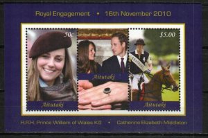 Aitutaki Stamp 565  - Prince William engagement