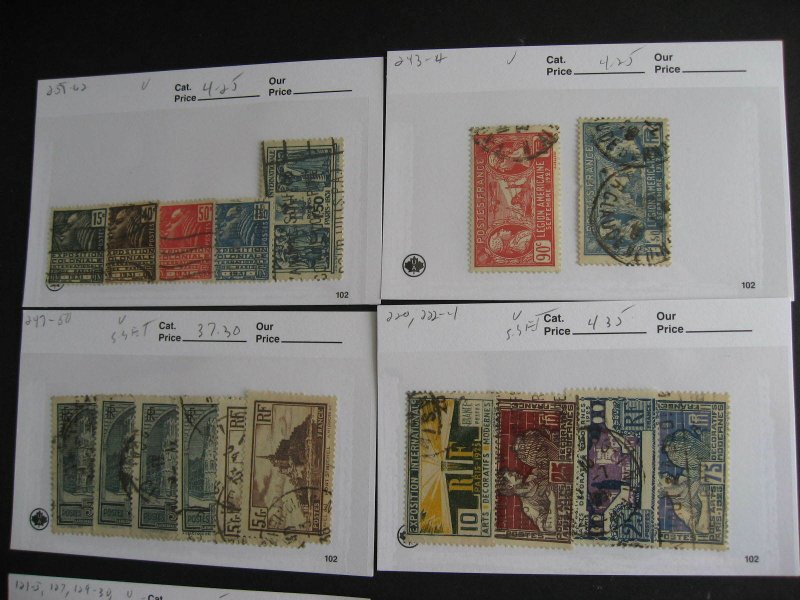 FRANCE collection of old stuff in sales cards, unverified, check them out! 