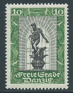 Danzig, Sc #B6, 10pf MH