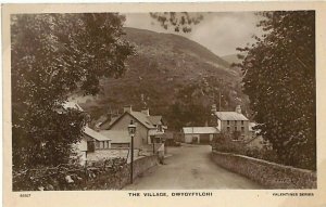 GB WALES Card Carnarvonshire Dwygyfylchi Real Photo Postcard 1920 {samwells}N274 