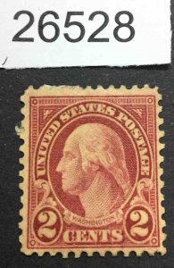 US STAMPS #595 MINT OG H  LOT #26528